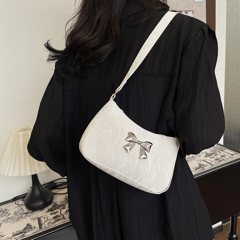 NordicDrop Bow Accent Shoulder Bag