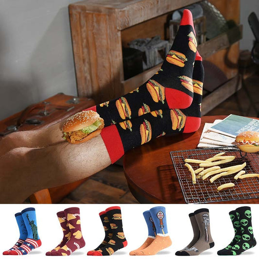 NordicDrop Novelty Socks | Bold Graphic Crew Socks for Men & Women