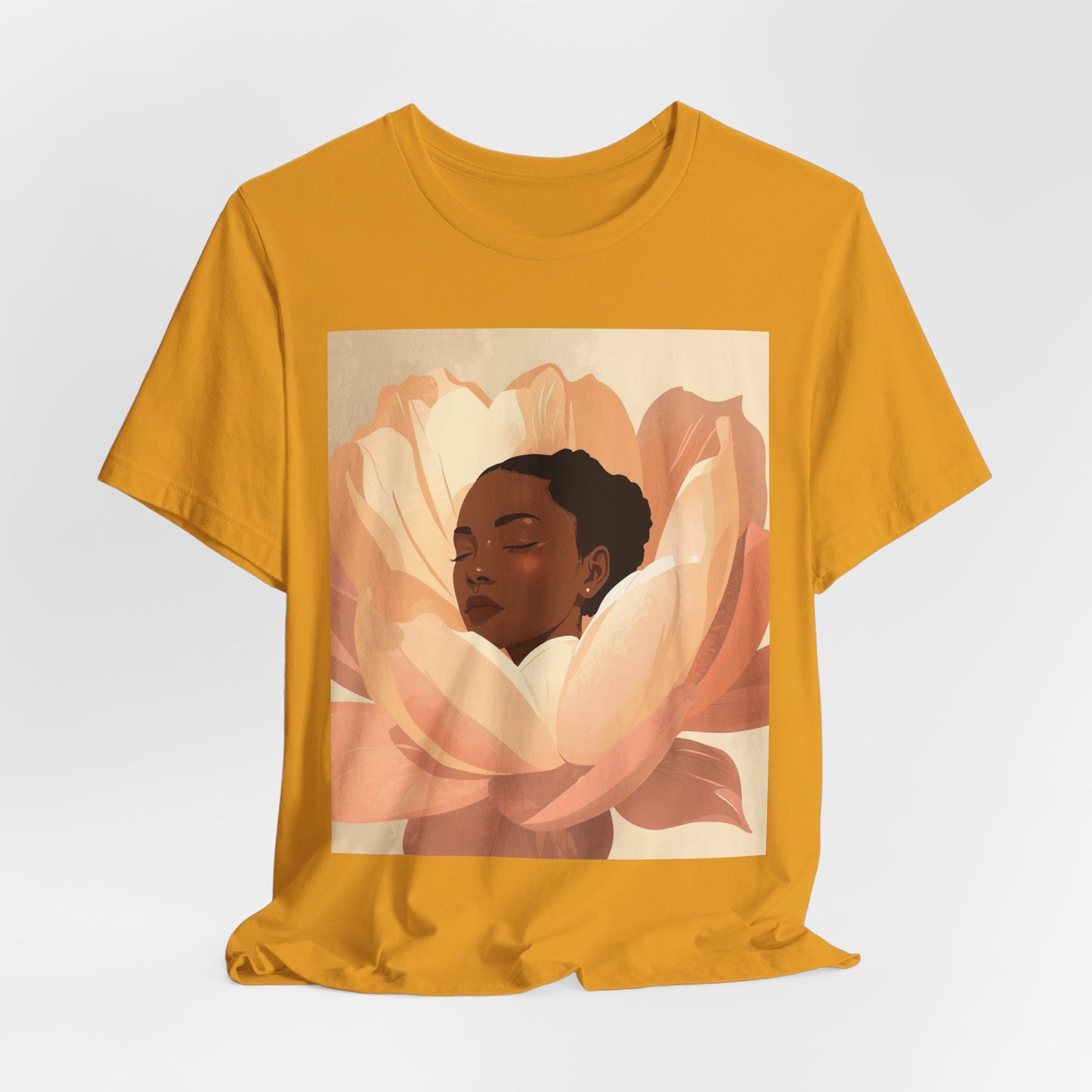 Floral Embrace Tee — Woman in Bloom Graphic T-Shirt