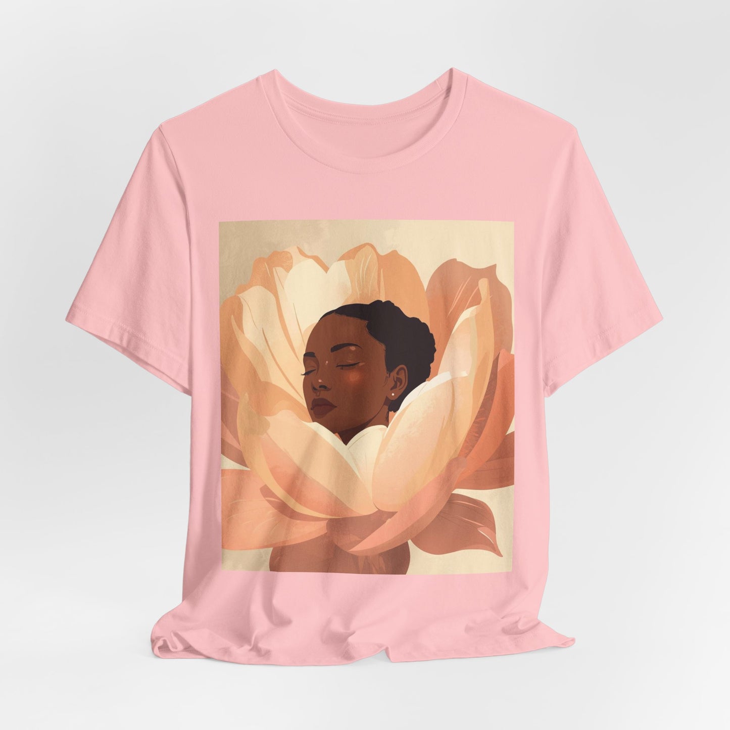 Floral Embrace Tee — Woman in Bloom Graphic T-Shirt