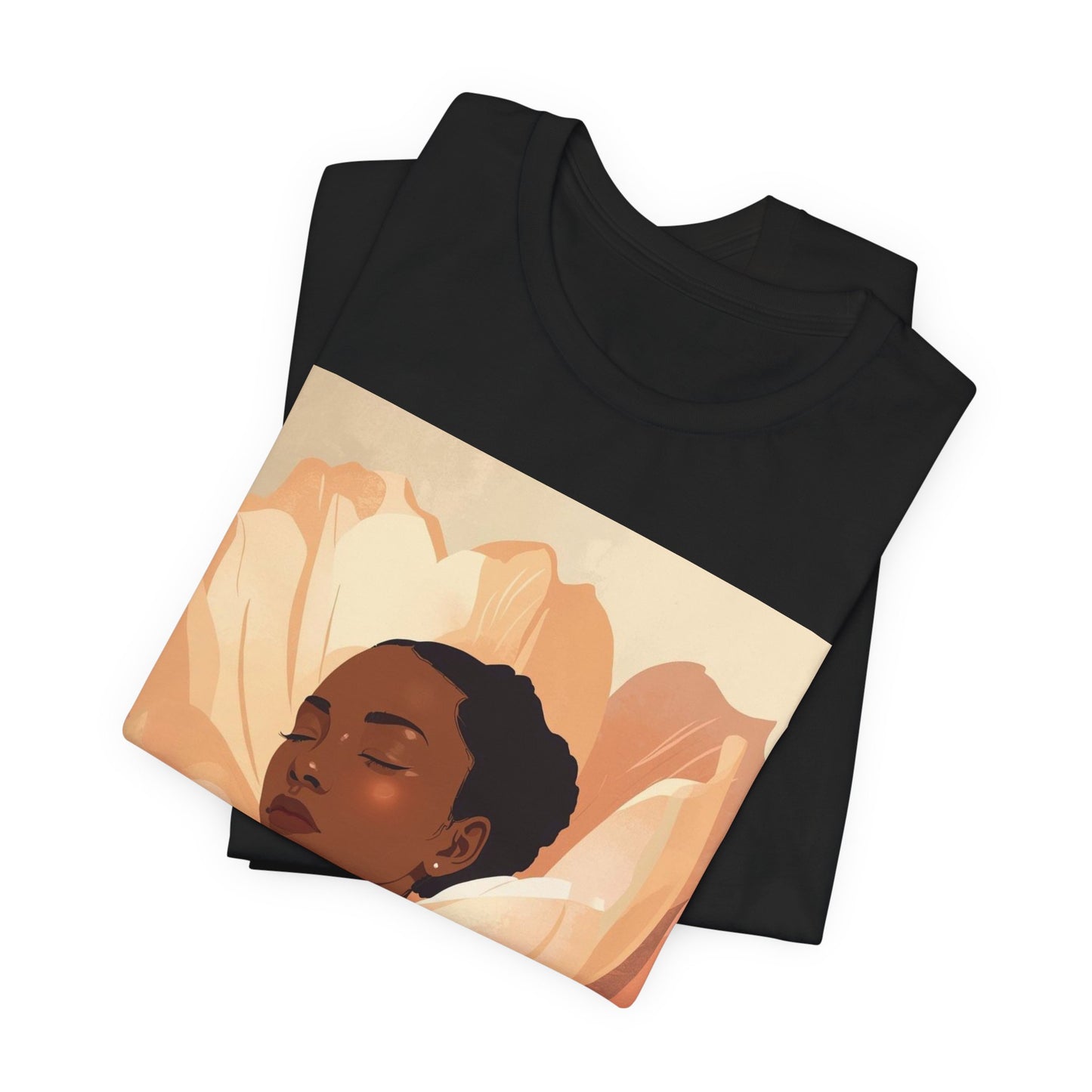 Floral Embrace Tee — Woman in Bloom Graphic T-Shirt