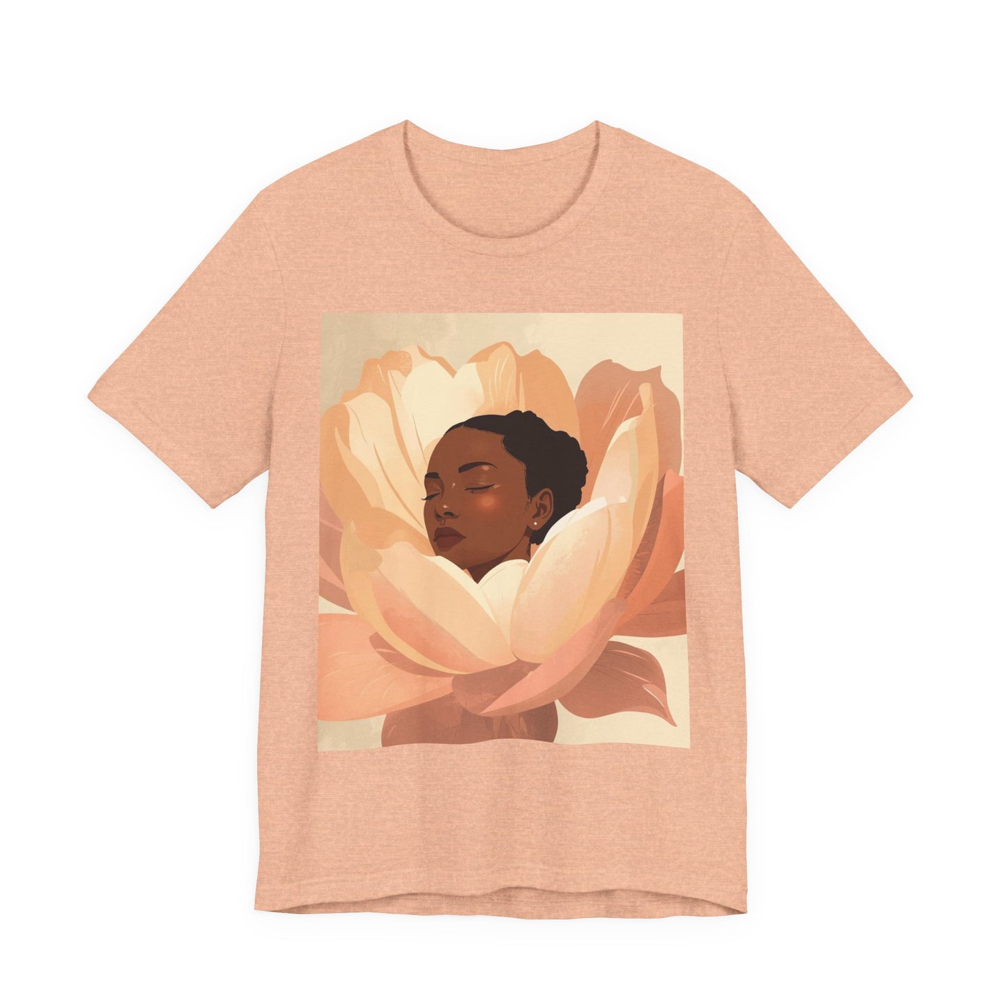 Floral Embrace Tee — Woman in Bloom Graphic T-Shirt