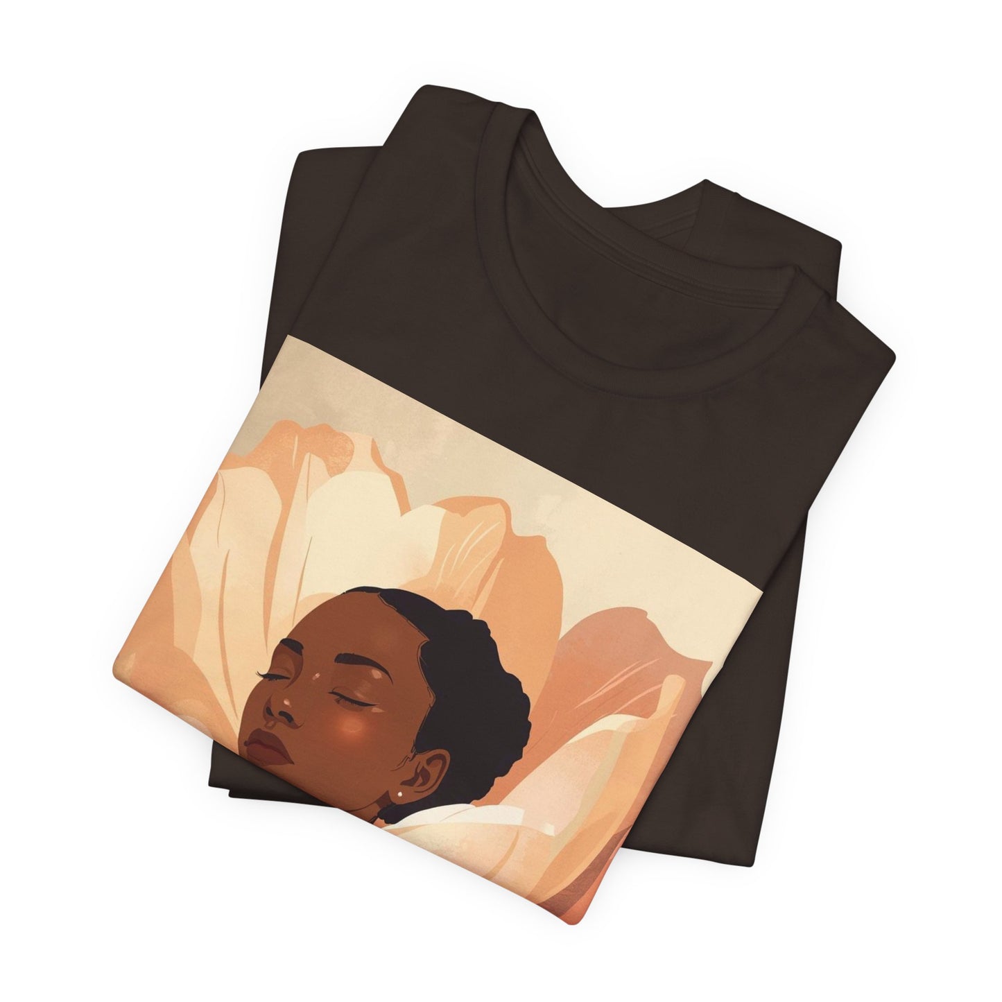 Floral Embrace Tee — Woman in Bloom Graphic T-Shirt