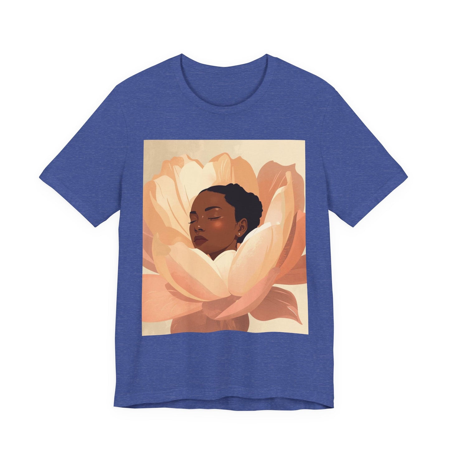 Floral Embrace Tee — Woman in Bloom Graphic T-Shirt