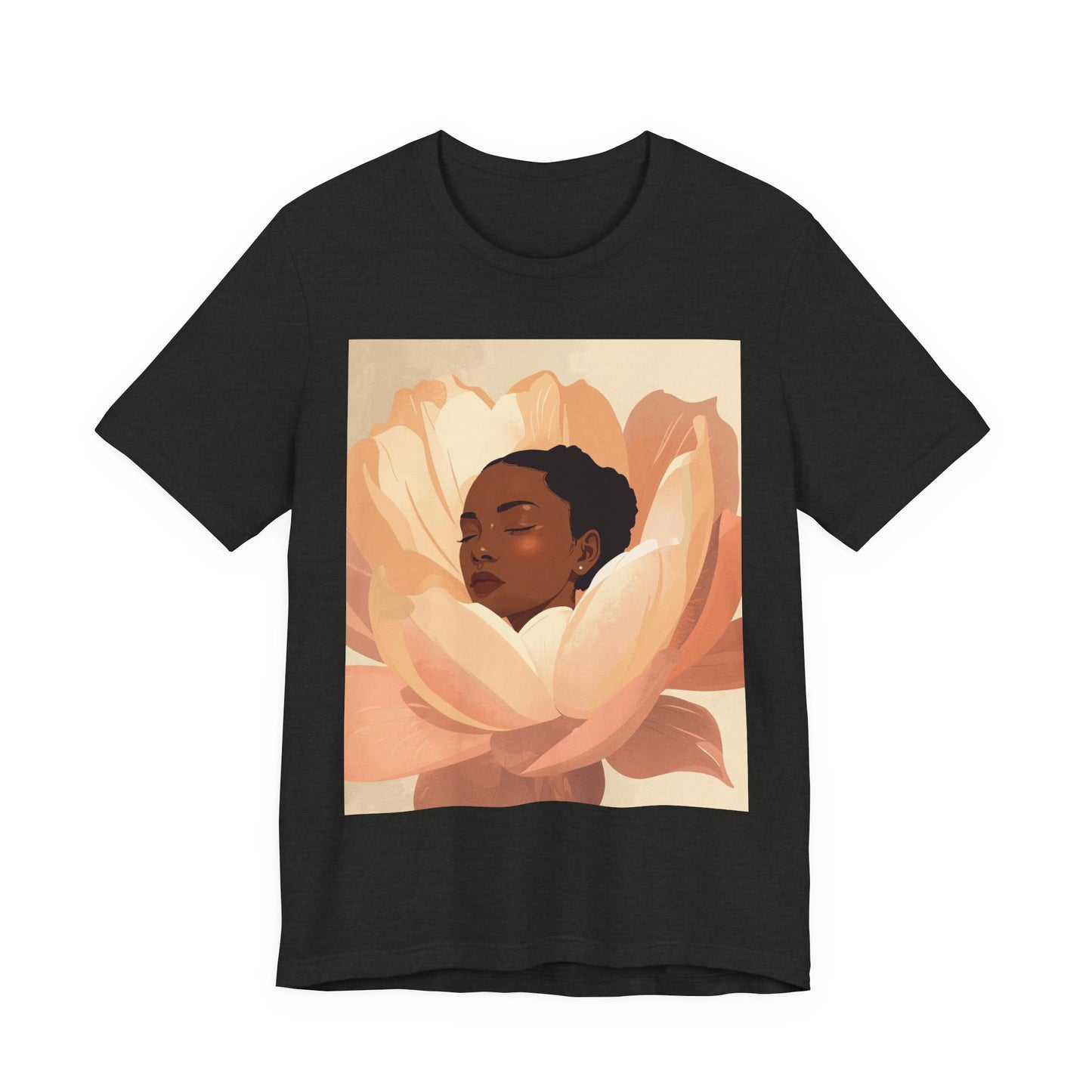 Floral Embrace Tee — Woman in Bloom Graphic T-Shirt