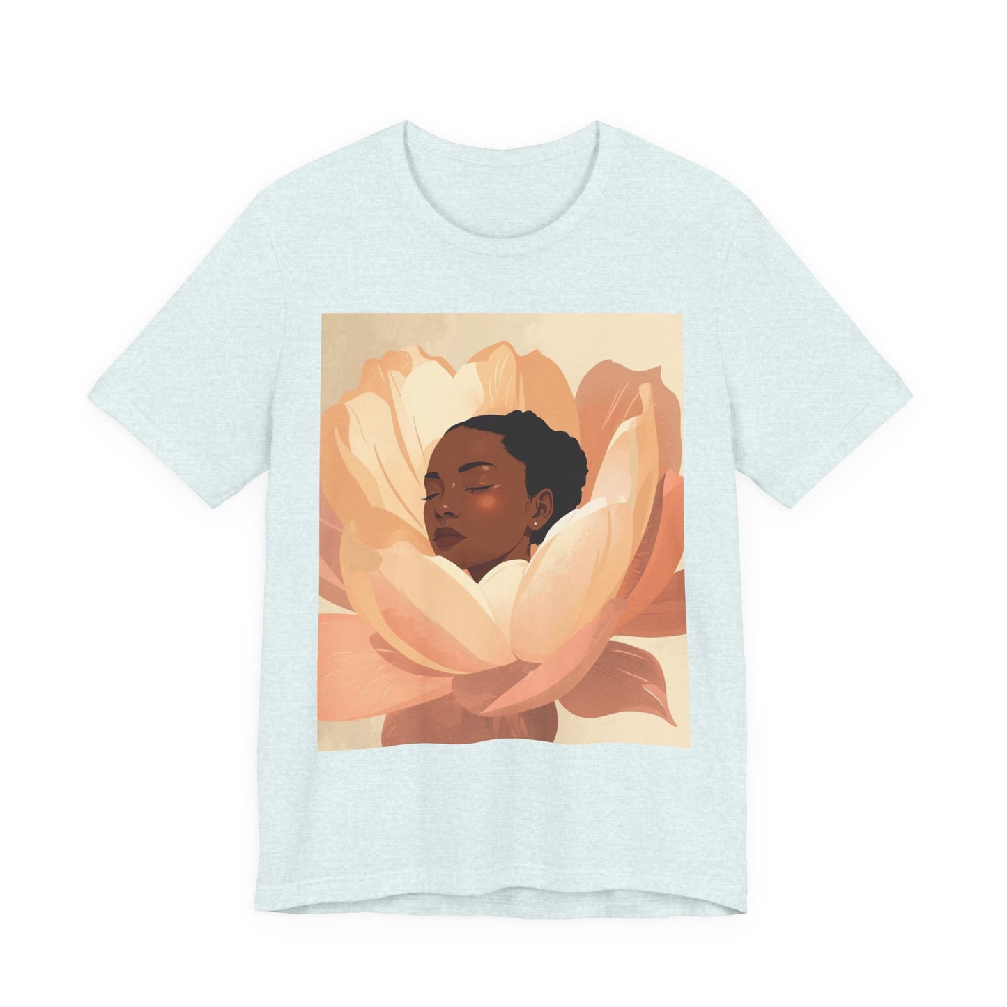 Floral Embrace Tee — Woman in Bloom Graphic T-Shirt