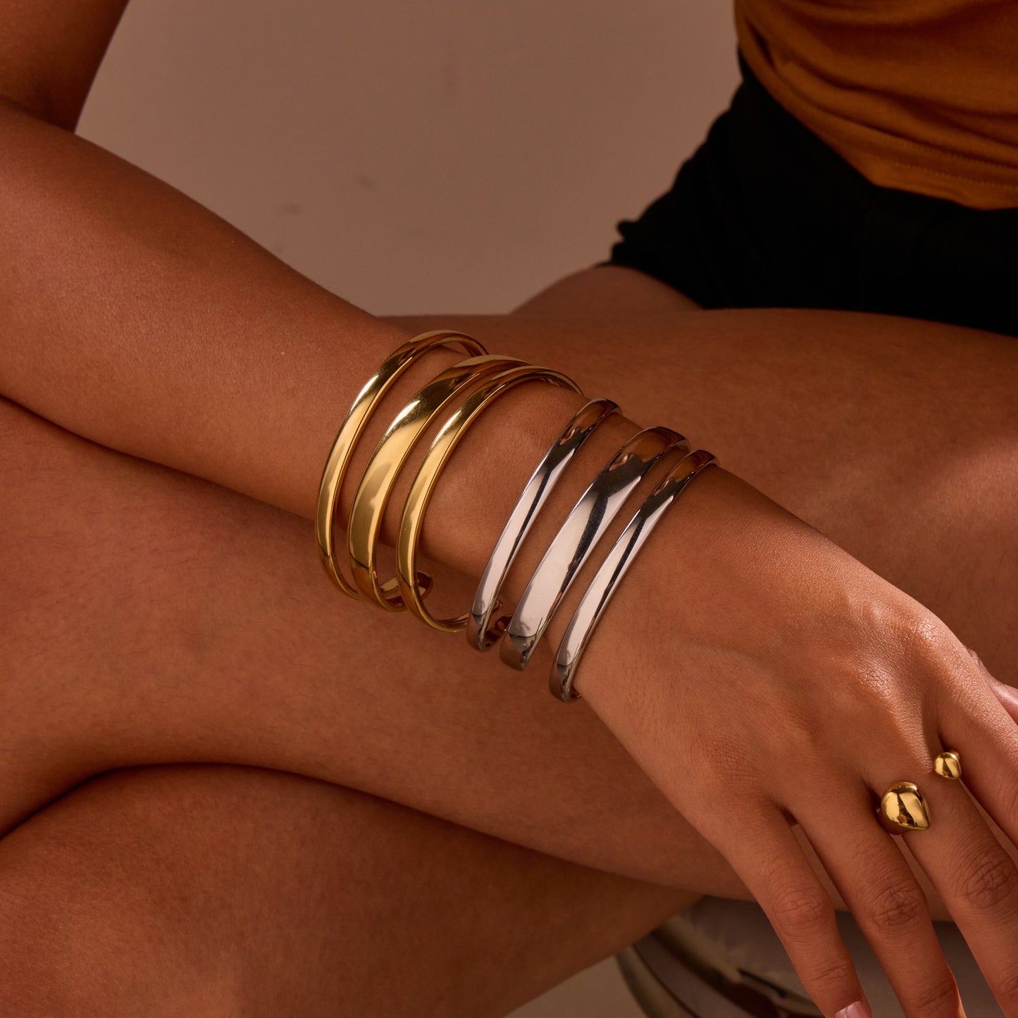 Nordicdrop Steel Opening Bracelet