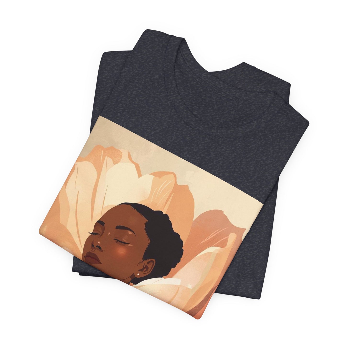 Floral Embrace Tee — Woman in Bloom Graphic T-Shirt