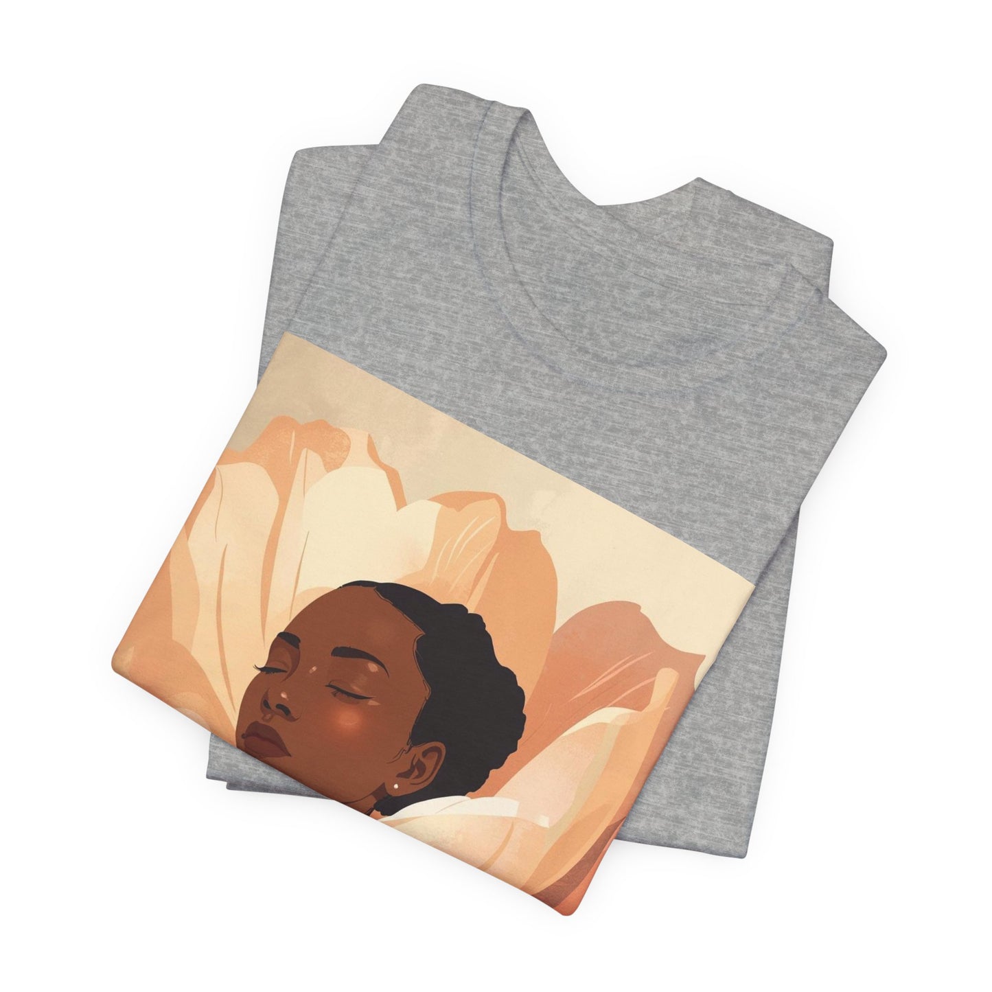 Floral Embrace Tee — Woman in Bloom Graphic T-Shirt