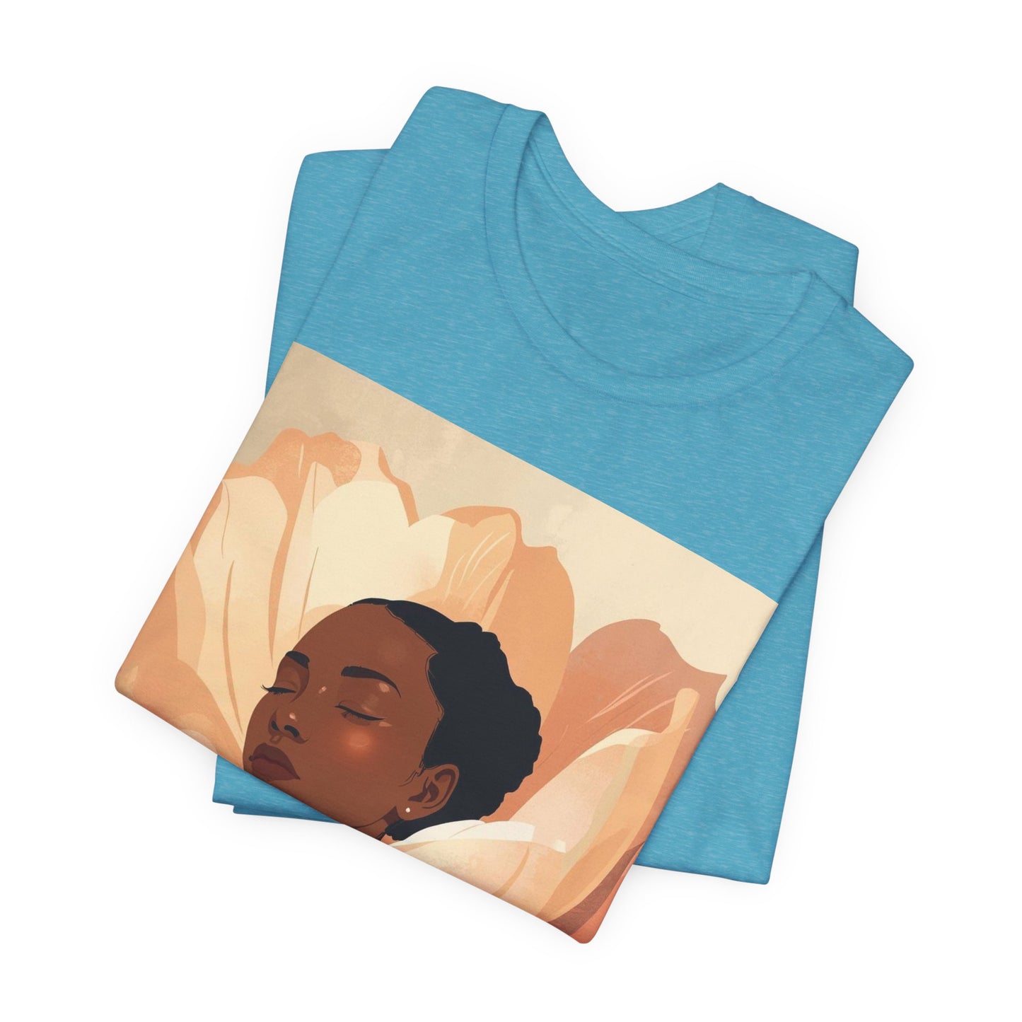 Floral Embrace Tee — Woman in Bloom Graphic T-Shirt