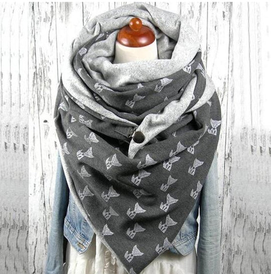 NordicDrop Bold Pattern Wrap Scarf