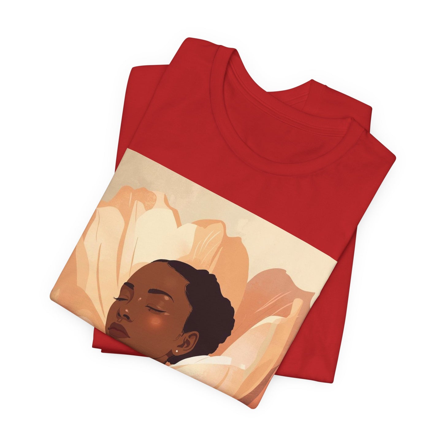 Floral Embrace Tee — Woman in Bloom Graphic T-Shirt