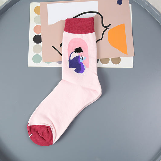 NordicDrop ArtPop Graphic Socks – Playful Colour, Bold Personality