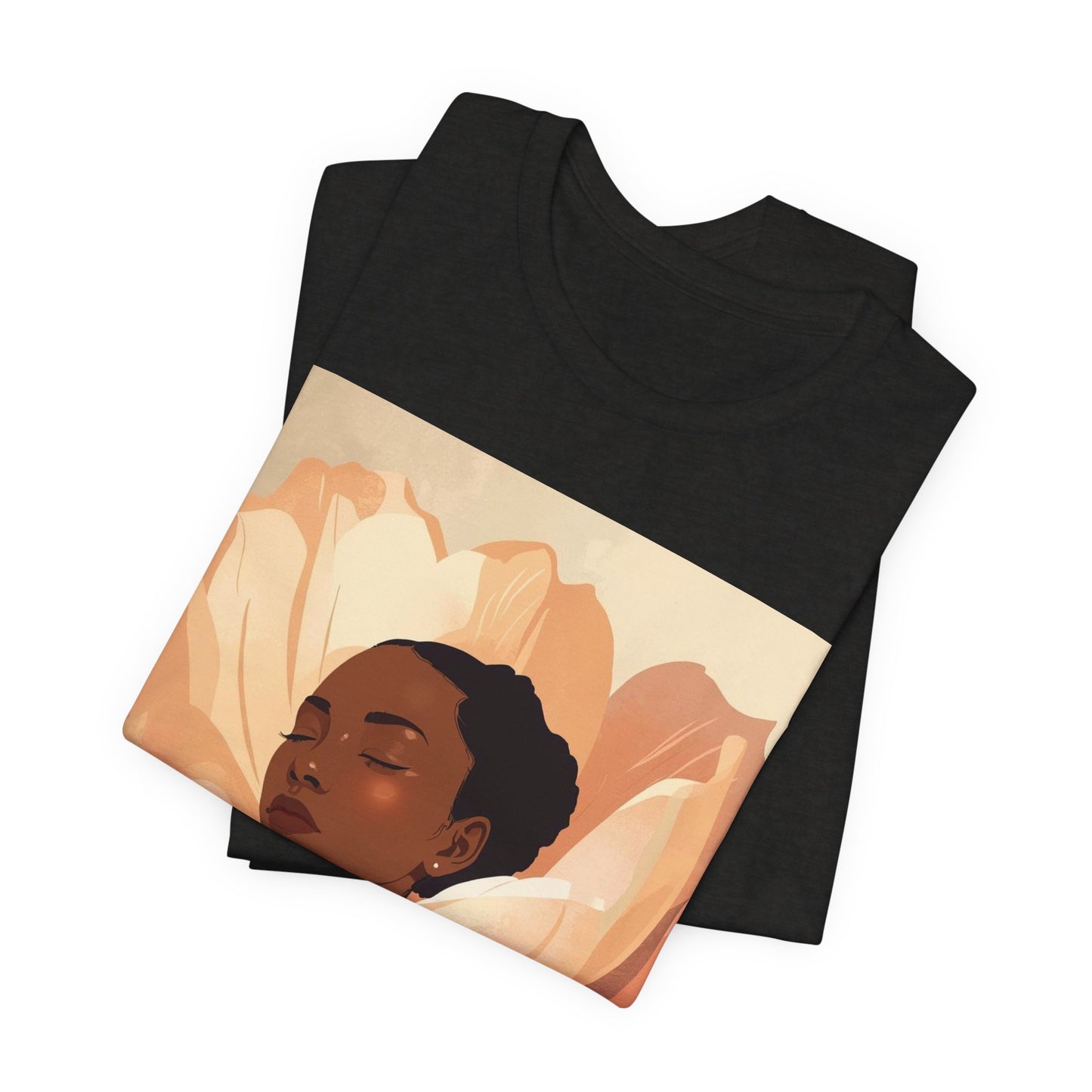 Floral Embrace Tee — Woman in Bloom Graphic T-Shirt