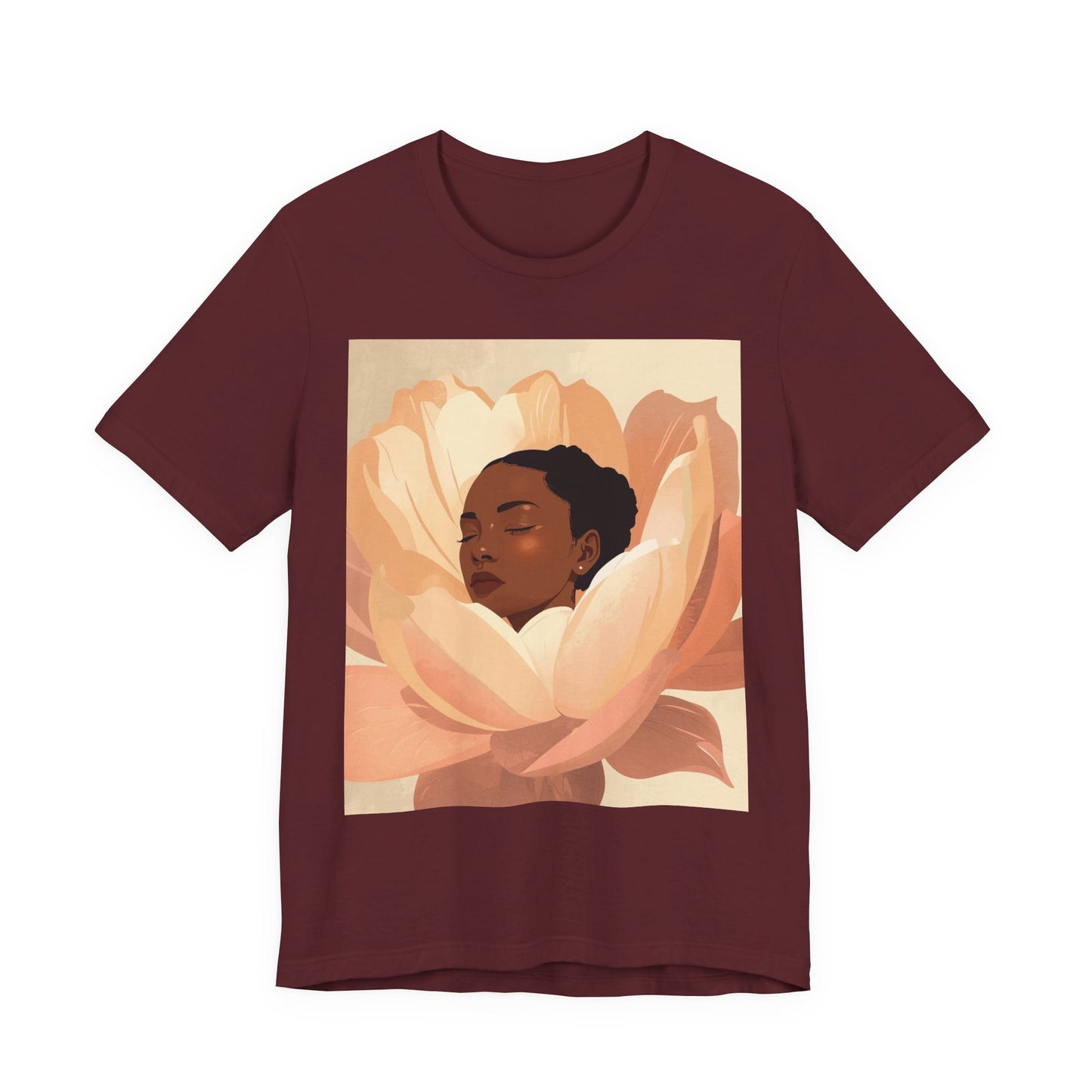 Floral Embrace Tee — Woman in Bloom Graphic T-Shirt