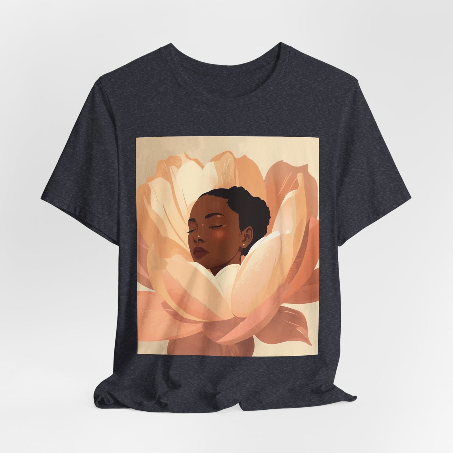 Floral Embrace Tee — Woman in Bloom Graphic T-Shirt