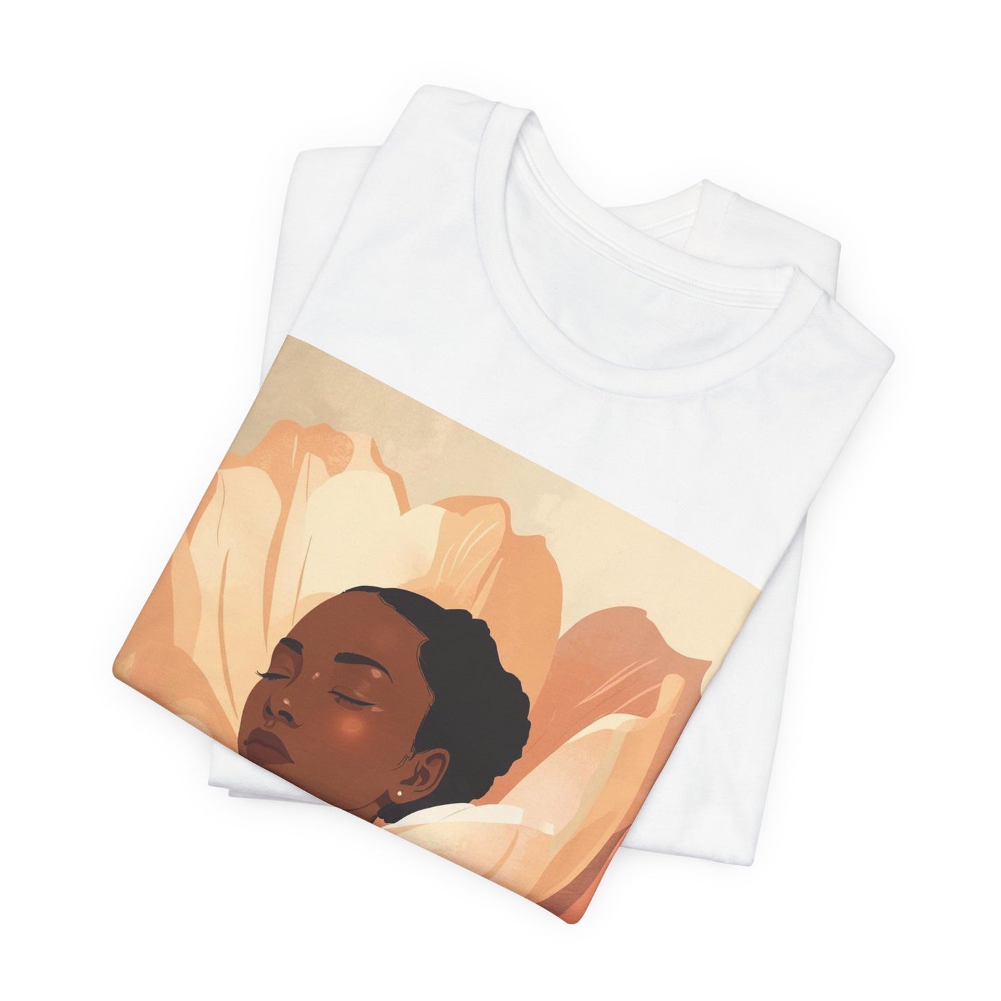 Floral Embrace Tee — Woman in Bloom Graphic T-Shirt