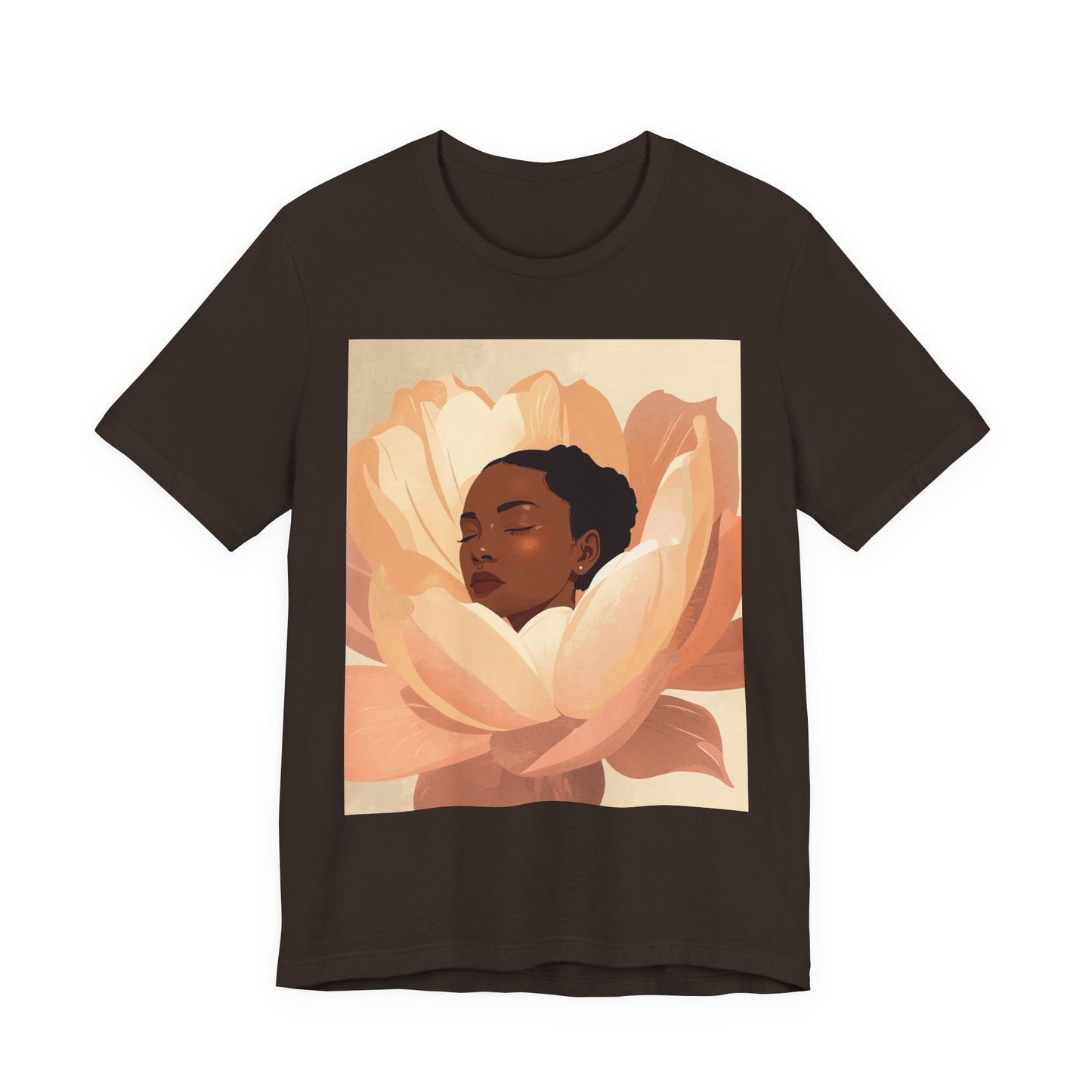 Floral Embrace Tee — Woman in Bloom Graphic T-Shirt