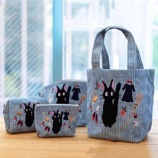 NordicDrop Whiskers & Friends Embroidered Tote