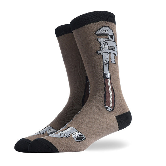 NordicDrop Novelty Socks | Bold Graphic Crew Socks for Men & Women