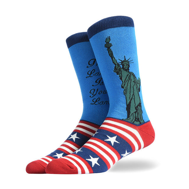 NordicDrop Novelty Socks | Bold Graphic Crew Socks for Men & Women