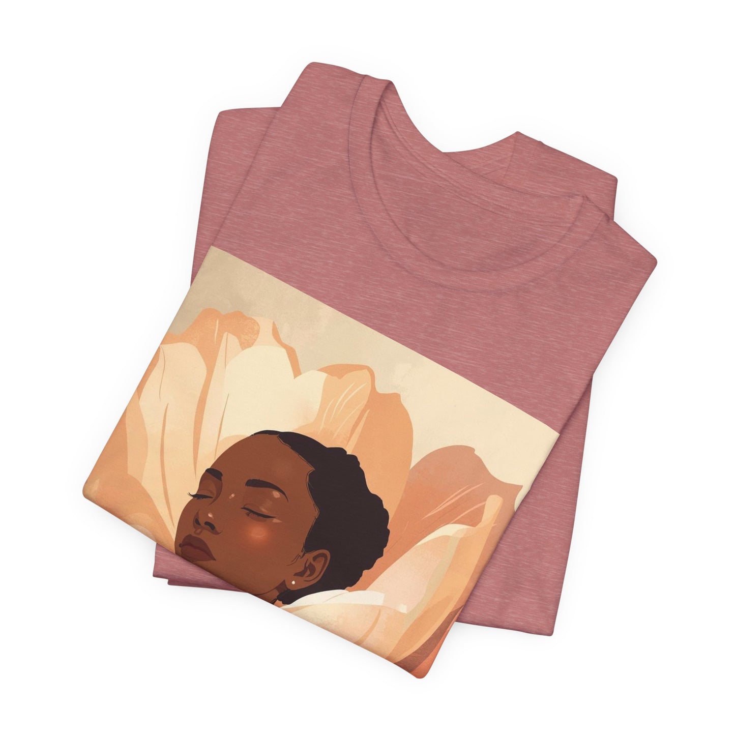 Floral Embrace Tee — Woman in Bloom Graphic T-Shirt
