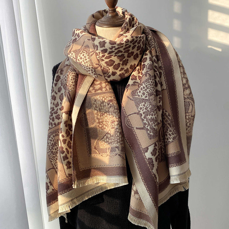 NordicDrop Luxe Patterned Shawl