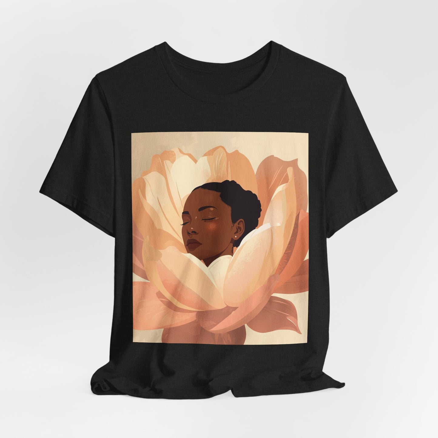 Floral Embrace Tee — Woman in Bloom Graphic T-Shirt