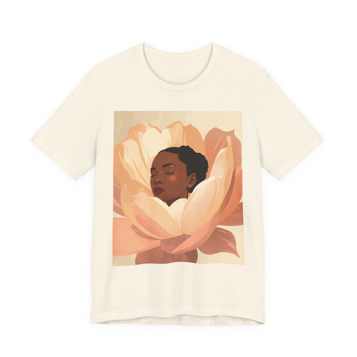 Floral Embrace Tee — Woman in Bloom Graphic T-Shirt