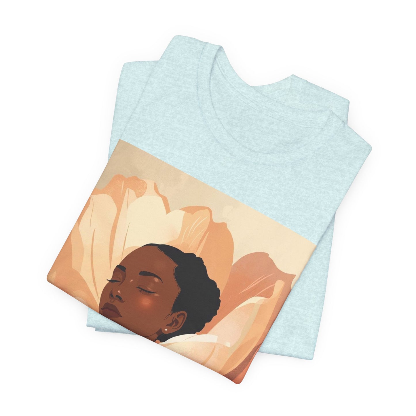 Floral Embrace Tee — Woman in Bloom Graphic T-Shirt