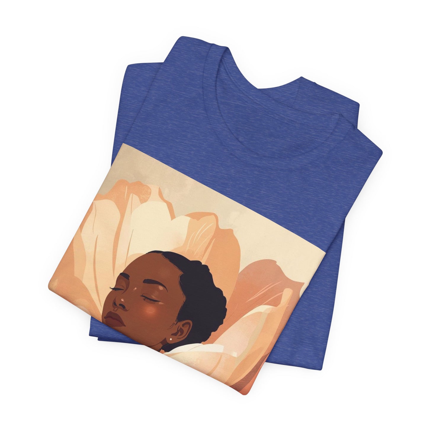 Floral Embrace Tee — Woman in Bloom Graphic T-Shirt