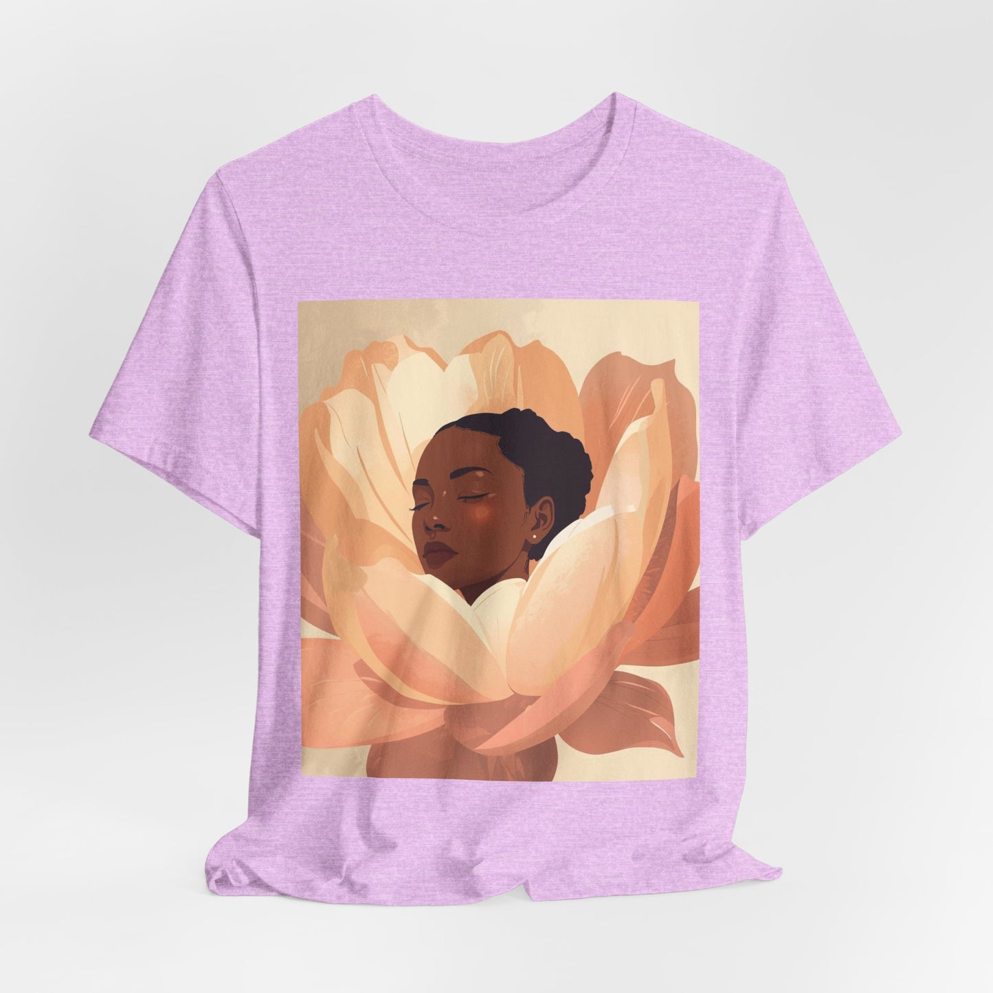 Floral Embrace Tee — Woman in Bloom Graphic T-Shirt