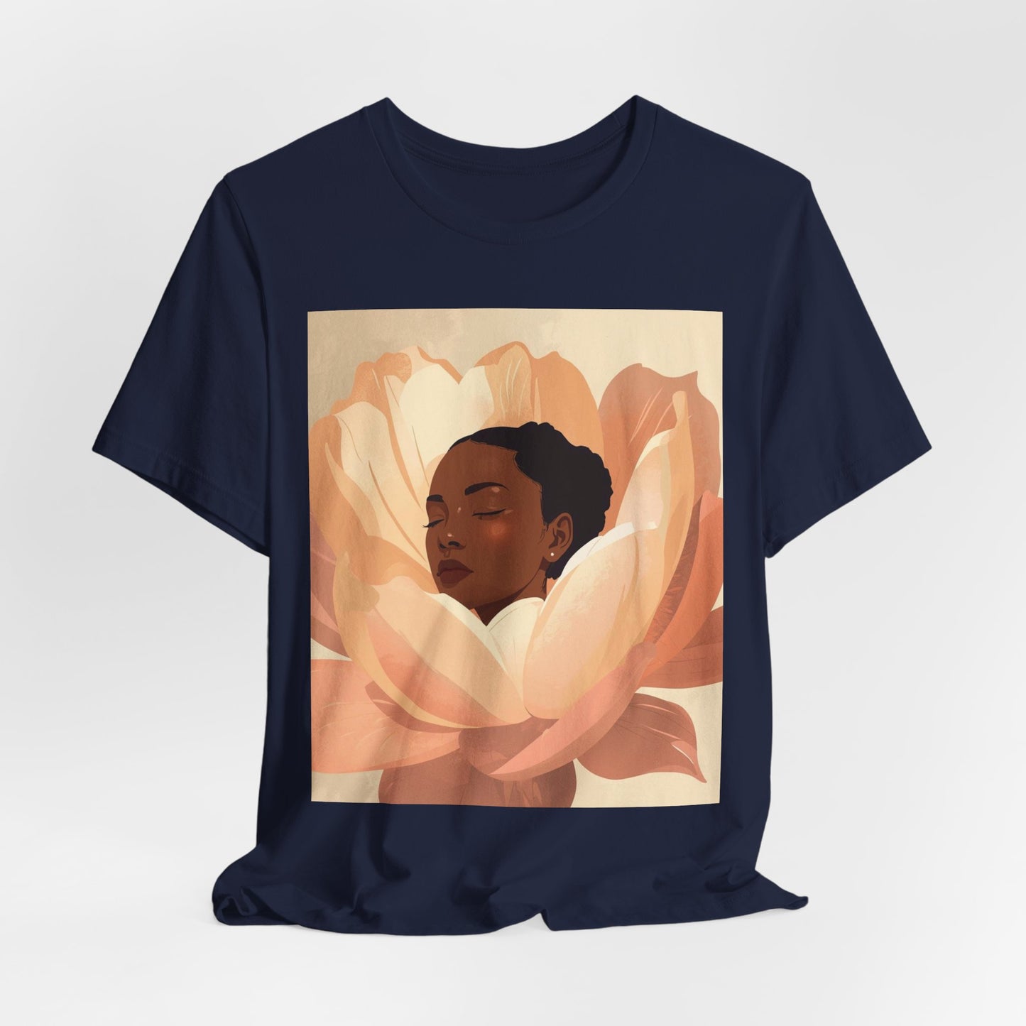 Floral Embrace Tee — Woman in Bloom Graphic T-Shirt