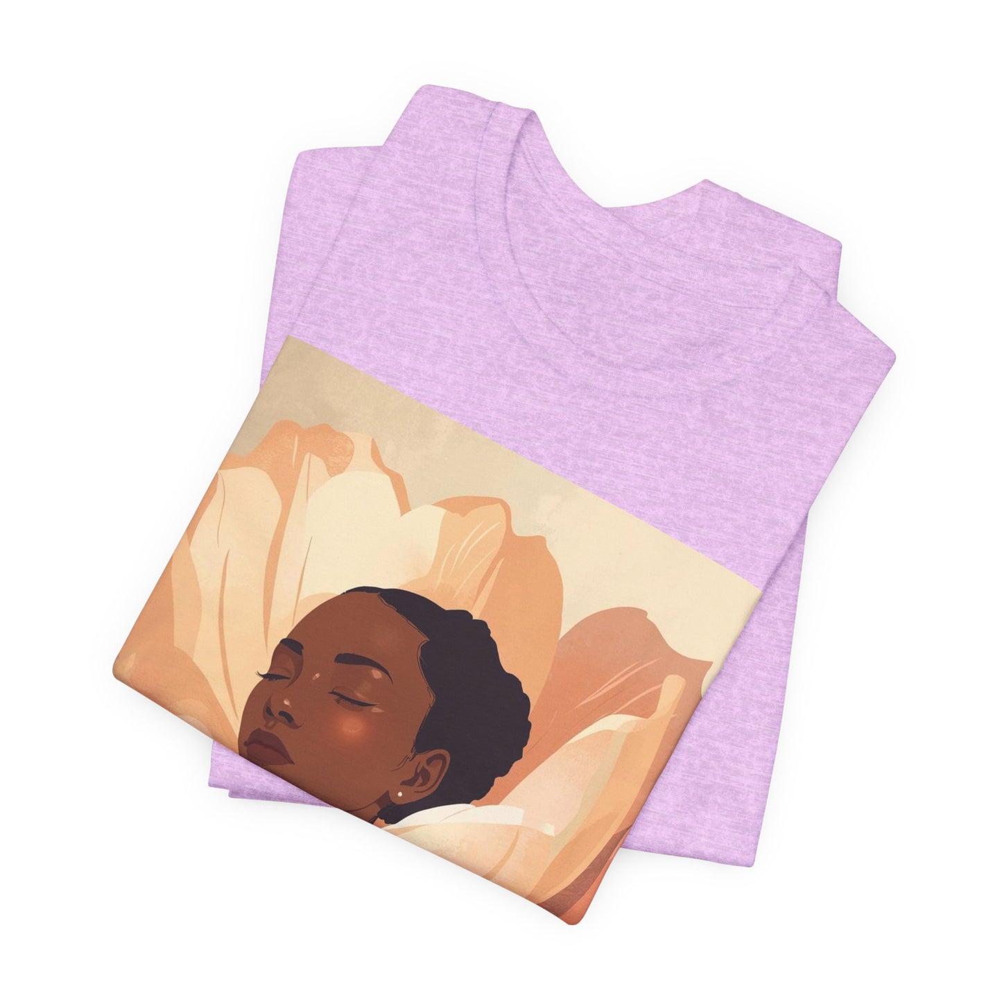 Floral Embrace Tee — Woman in Bloom Graphic T-Shirt