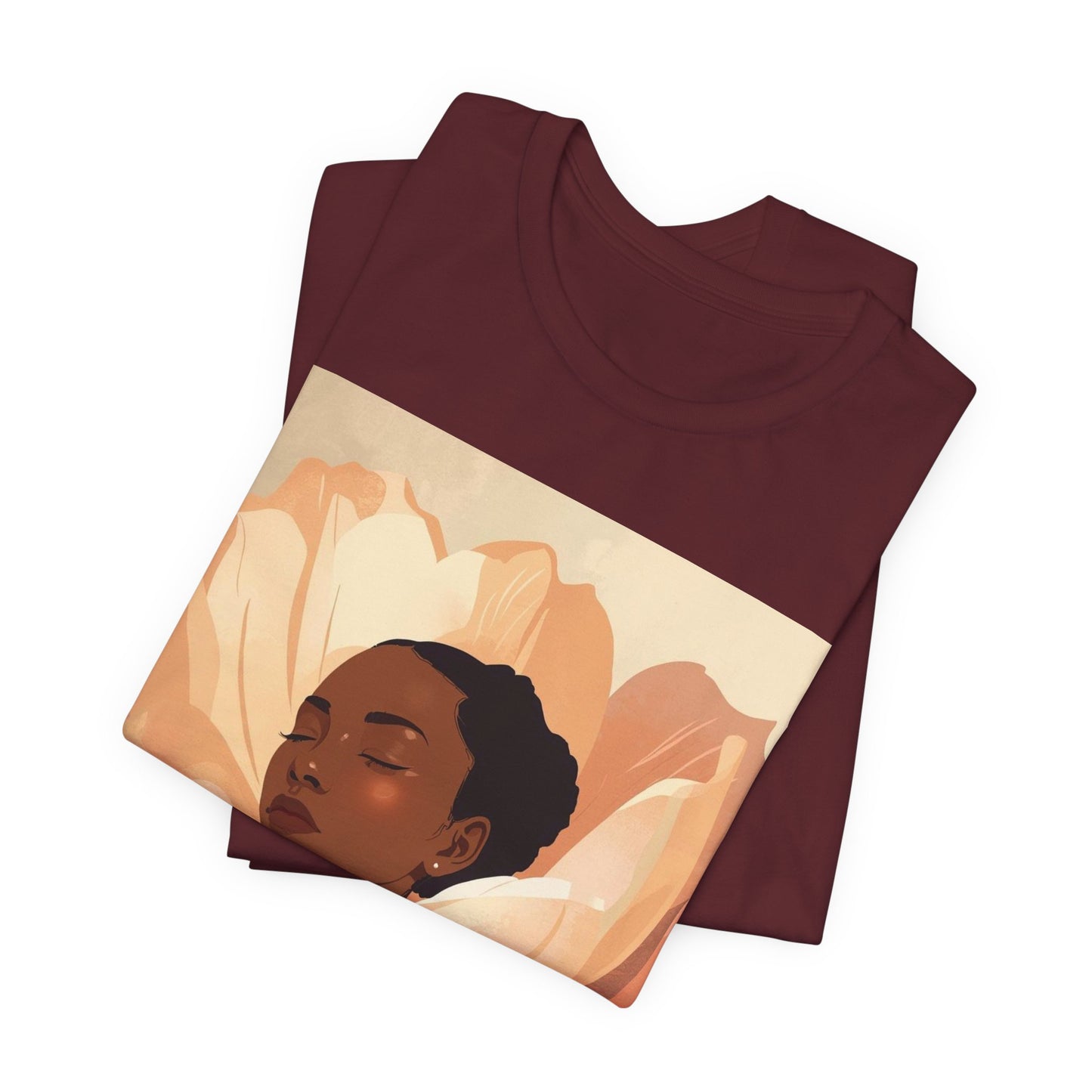 Floral Embrace Tee — Woman in Bloom Graphic T-Shirt