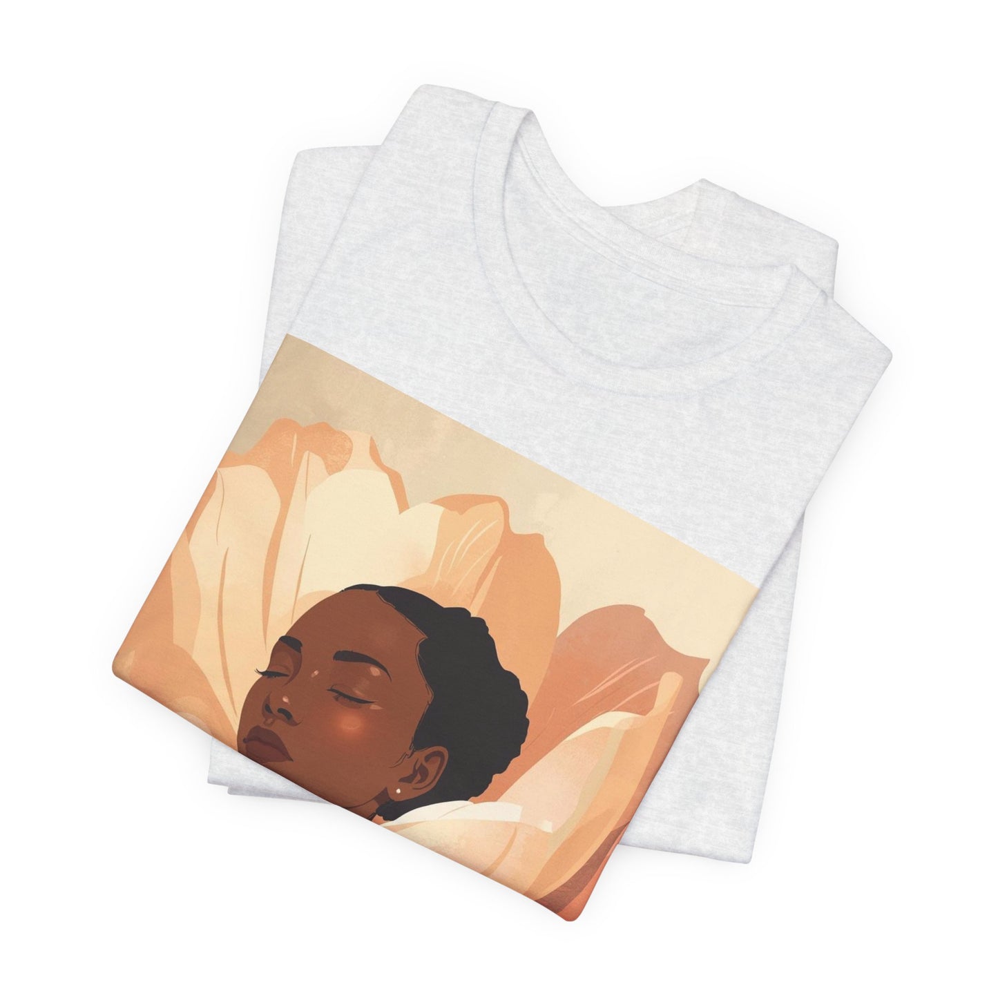 Floral Embrace Tee — Woman in Bloom Graphic T-Shirt