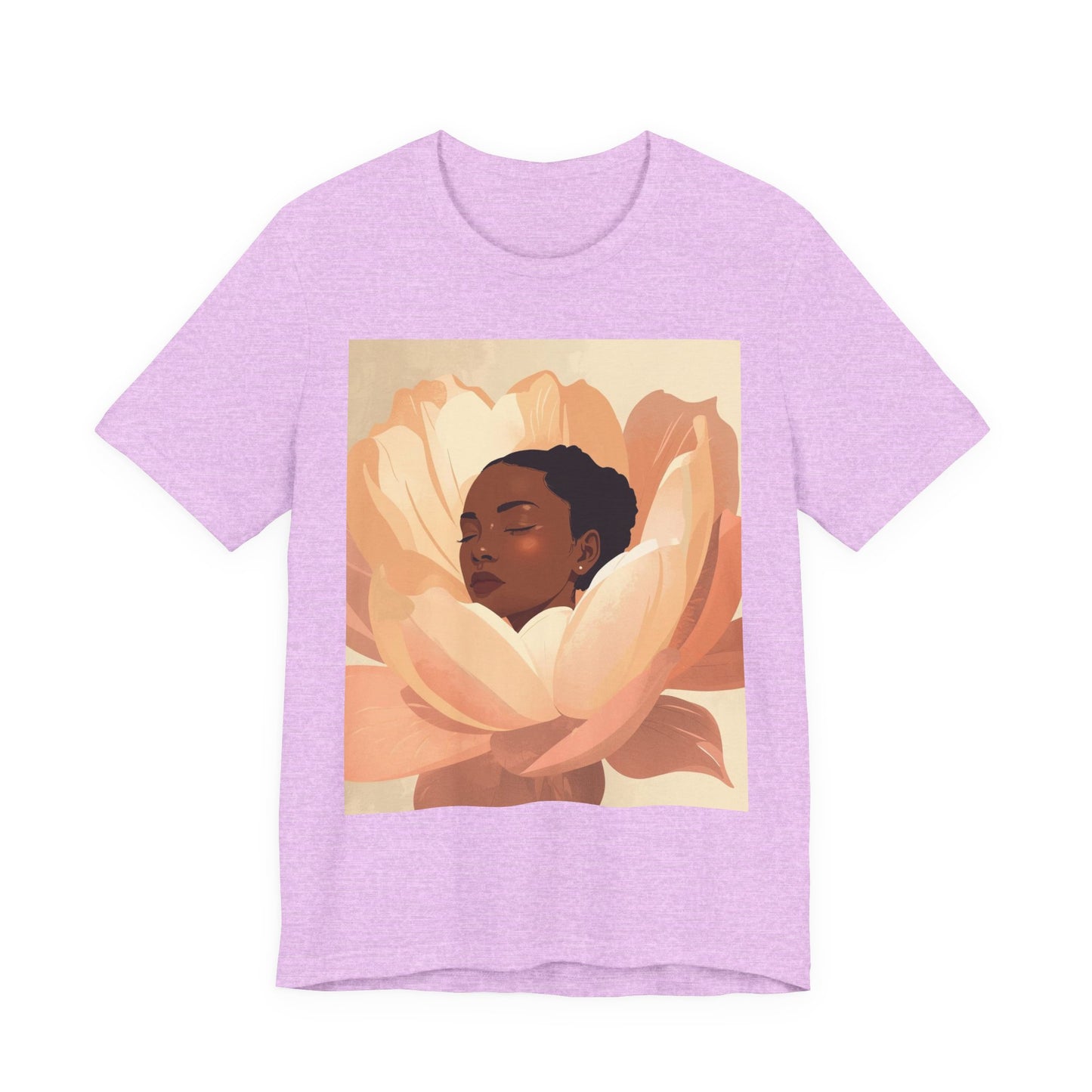 Floral Embrace Tee — Woman in Bloom Graphic T-Shirt