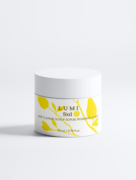 Lumi Sol Deep Cleanse Scalp Scrub, Rosemary & Mint