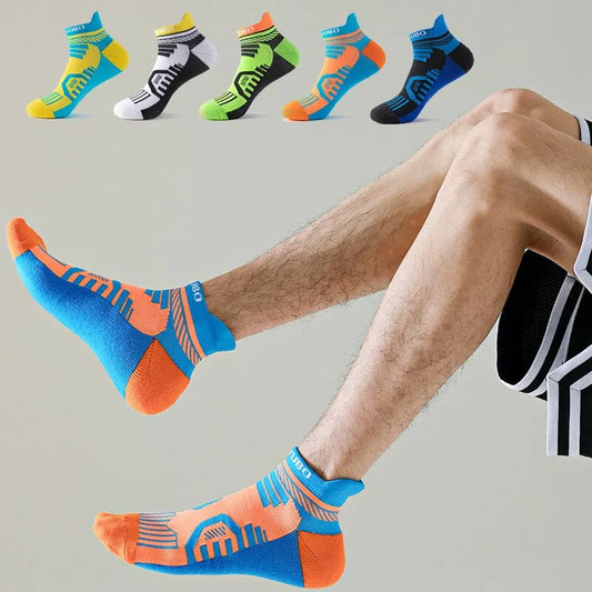 NordicDrop StrideMax Sports Socks | Compression Grip Ankle Socks for Running, Training & Cycling
