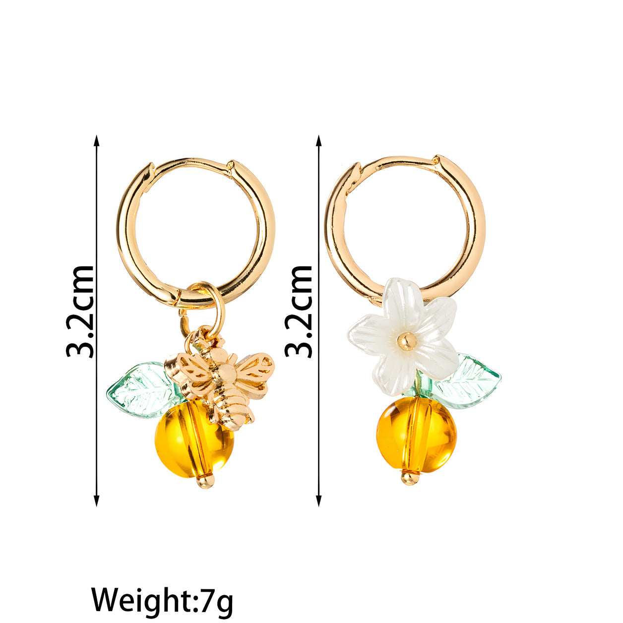 NordicDrop Honey Box Earrings