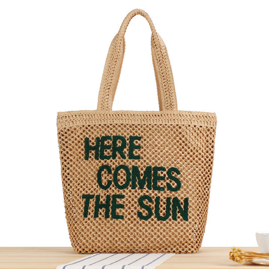 NordicDrop “Here Comes the Sun” Jute Tote